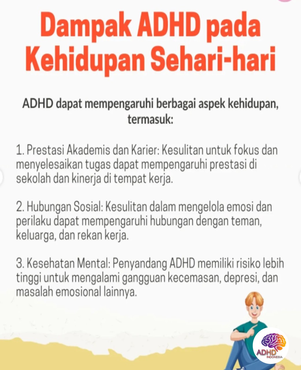 ADHD dan Hubungan Sosial Anak di Lingkungan Sekolah di Kabupaten Kuningan
